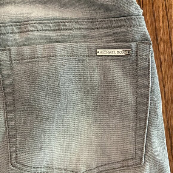 Michael Kors Women's Grey Jeans Size 12 - Picture 7 of 9